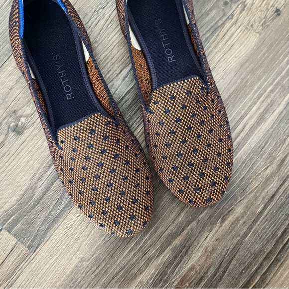 Rothy’s Loafers Women’s 8 Sienna Dot Orange - Picture 3 of 9